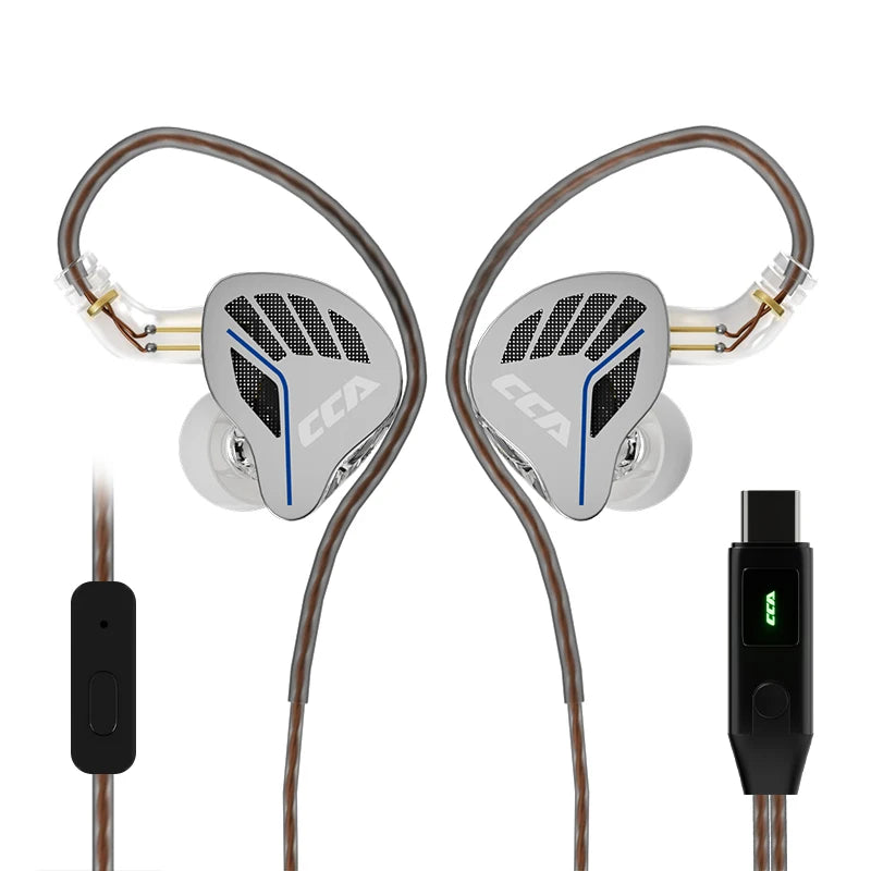 CCA-akx Wired In-Ear Headphones for Live Monitoring, High-Quality HiFi, 3.5mm Interface with Dedicated Anchoring.