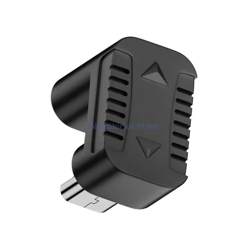 90 Degree Right Up Down Angled Micro USB Male to Type C Female Extension Adapter for Laptop PC Chargers Converter