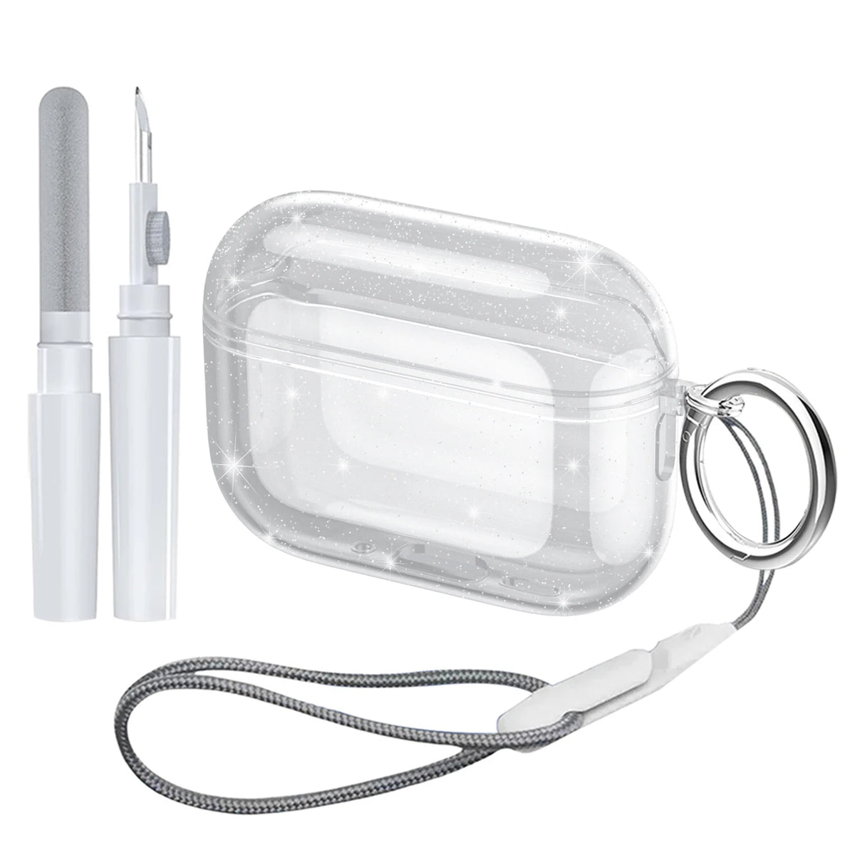 for 2025 AirPods Pro 3 Case with Cleaning Kit Protective Case for AirPods Pro 3rd Generation Case AirPod Pro 3 Case Accessories