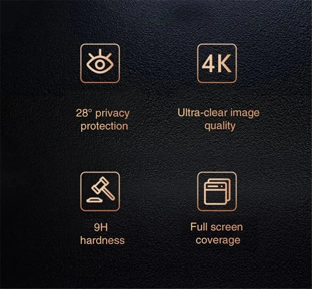 Privacy Screen Protector For iPhone 18 17 Pro Max Anti-Spy Glass For iPhone 16 15 14 13 12 11 Pro Max Privacy Film iPhone 17 Pro