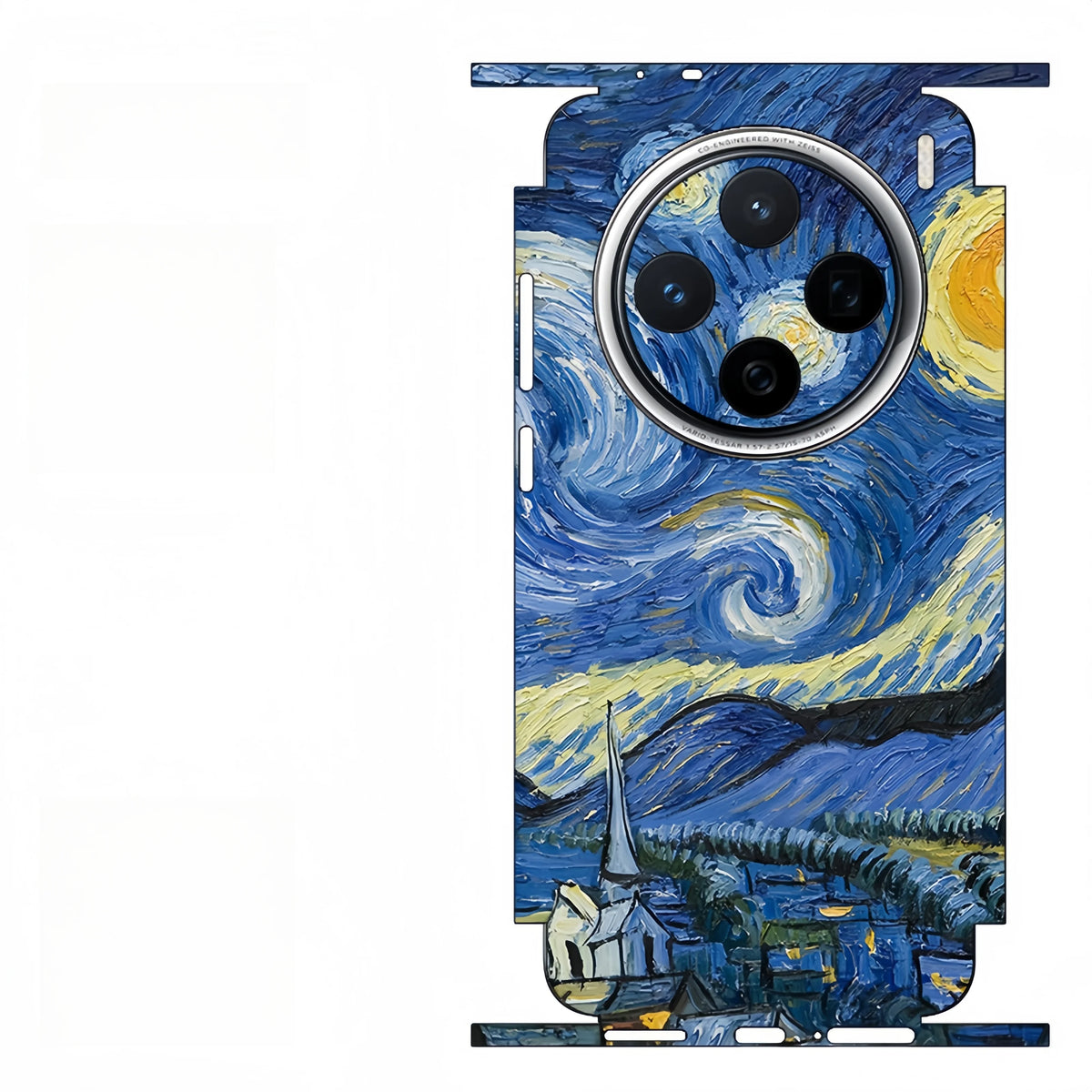 Colorful Sticker for VIVO X200 X300 PRO Back Screen Protector with Hing Side Skin Protective Film