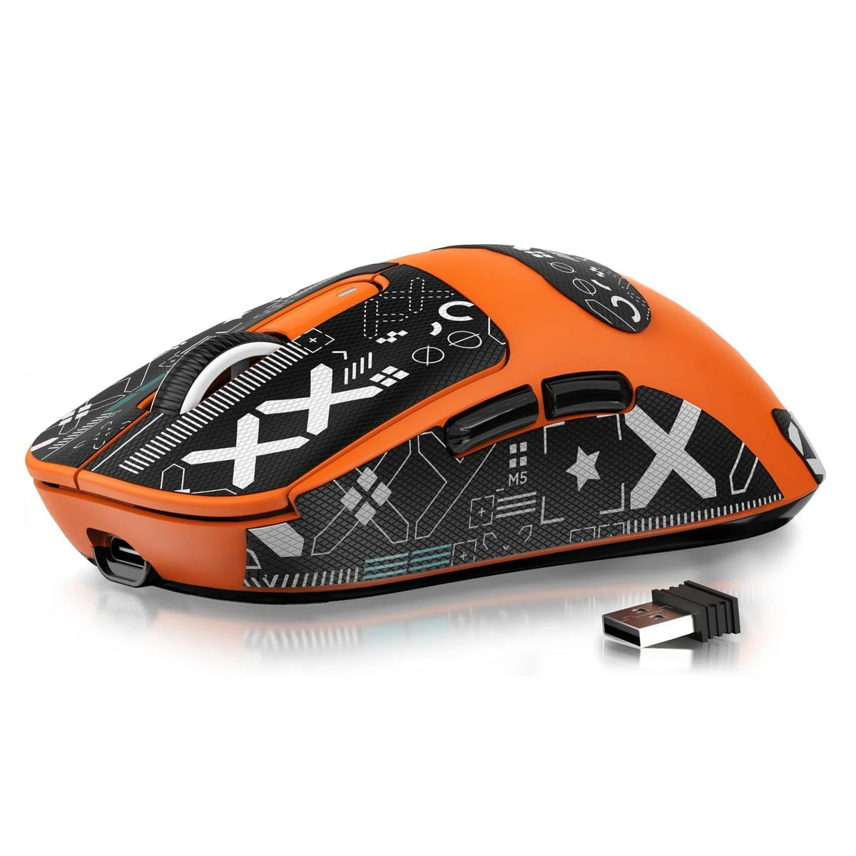 ATTACK SHARK X3 Lightweight Wireless Gaming Mouse, 49g Tri-Mode,PAW3395 26K DPI Sensor, 200h Battery Life,5 Programmable Buttons