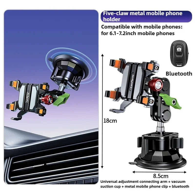 LanParte Universal Car Mount Phone Holder for Dashboard Windshield with Suction Cup Base for iPhone, Samsung, Google, More Phone