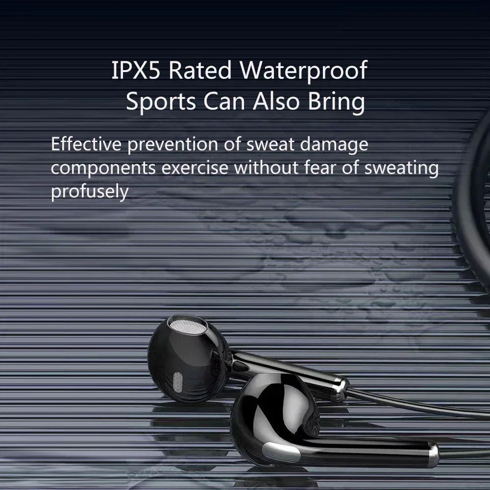 TWS Magnetic Wireless Headphones Neckband Bluetooth 5.2 Earphone Headset Sports Running Waterproof Earbud Wireless with Mic