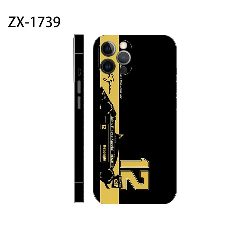 New Skin Sticker For iPhone 16 Pro Max Back Film 16 14 Plus 13 12 Mini Protective Decal Wrap Side Frame Protector No Case