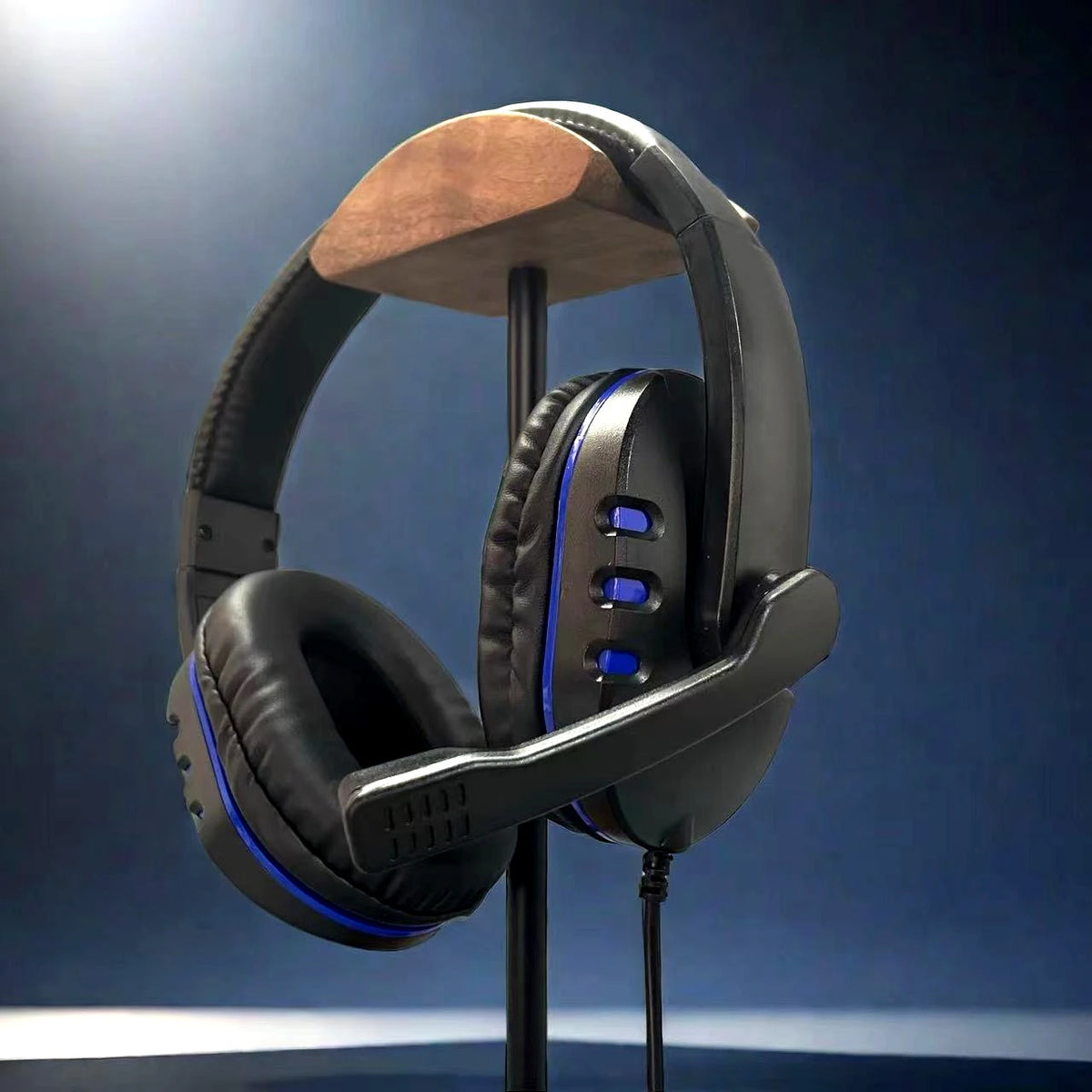 7260 Wired Headphones with Microphone,Suitable for work meetings、Study Recording、Entertainment Games,Compatible:PS4/PS5/Xbox One