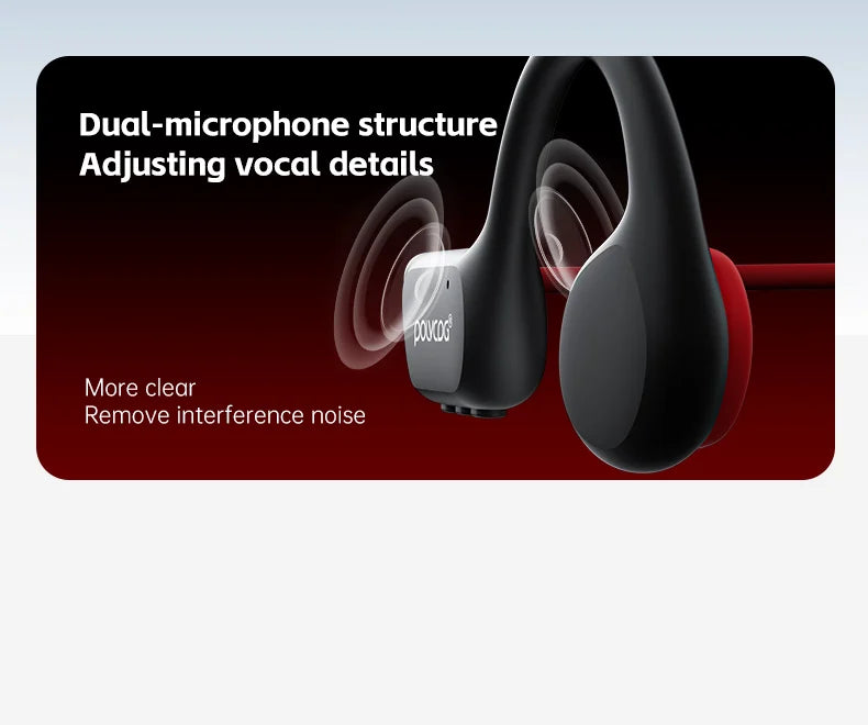 POLVCDG Bone Conduction Headset X7 IPX8 32GB Memory 5.3 Bluetooth Wireless Headset with Microphone Waterproof Swimming 2023new