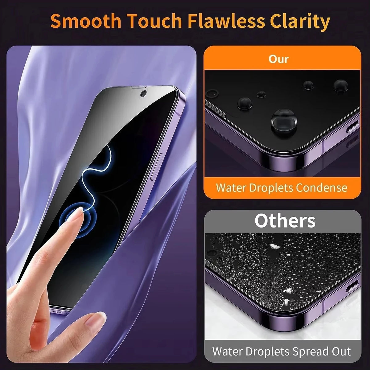 Privacy Screen Protector For iPhone 17 16 18 Pro Max 16e 11 15 13 12 Mini 14 Pro Max Air 7 8 Plus SE XR Anti-spy Tempered Glass