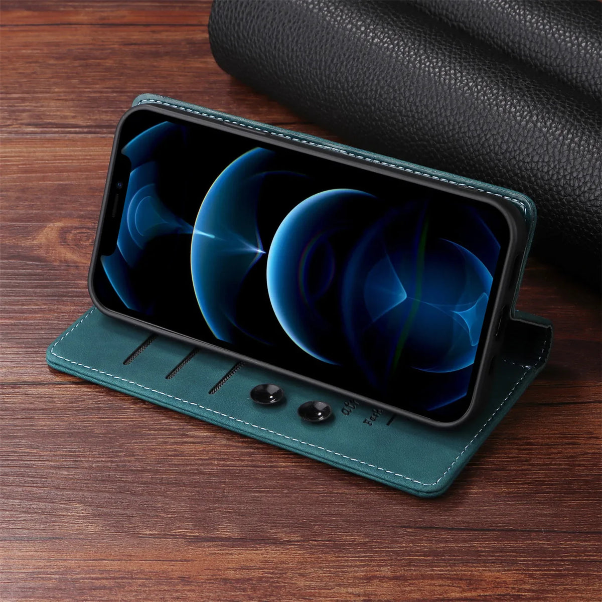 Leather Wallet Case For Samsung Galaxy S25 Edge S26 Plus S24 S23 S22 S21 FE S20 S10 S9 S8 Note 20 Ultra 10 Pro Flip Phone Cover