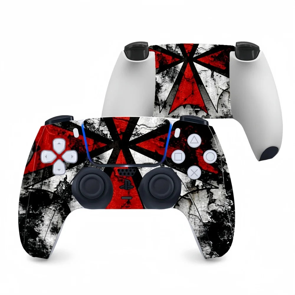 Front Back Full Protective Decal Skin Sticker For PlayStation 5 PS5 Gamepad Joystick Controller Accessories Decoration Stickers