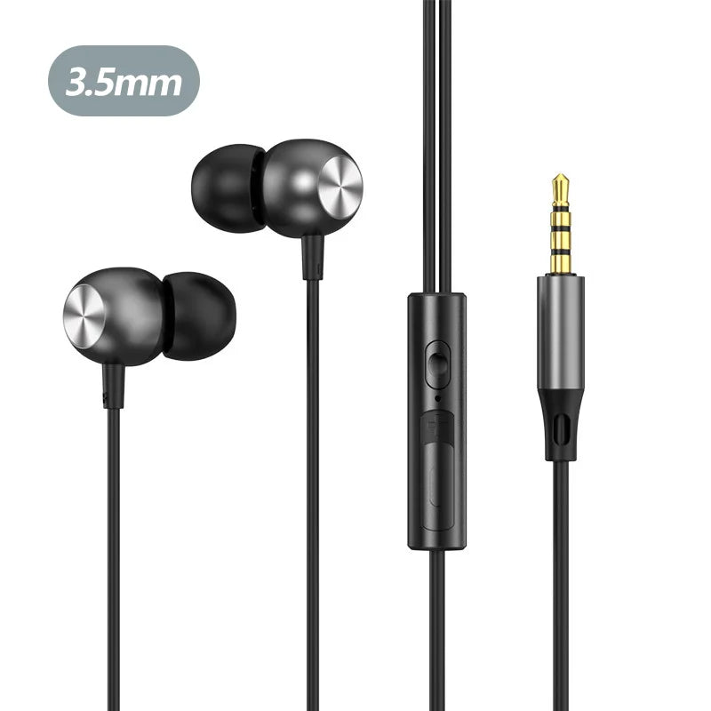 Wired Headphones For Apple iPhone 15 16 E Pro Max Plus iPad USB C In-Ear Earphones HiFi Surround Sound Music Type C Wired Earbud