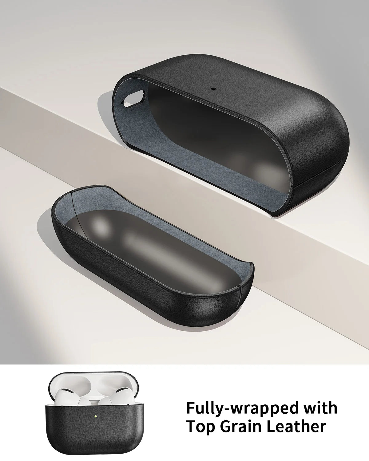 Eary Genuine Leather Protection Case for AirPods Pro 3 Durable Earphone Case for AirPods 3 Pro Shockproof Protective Full Cover