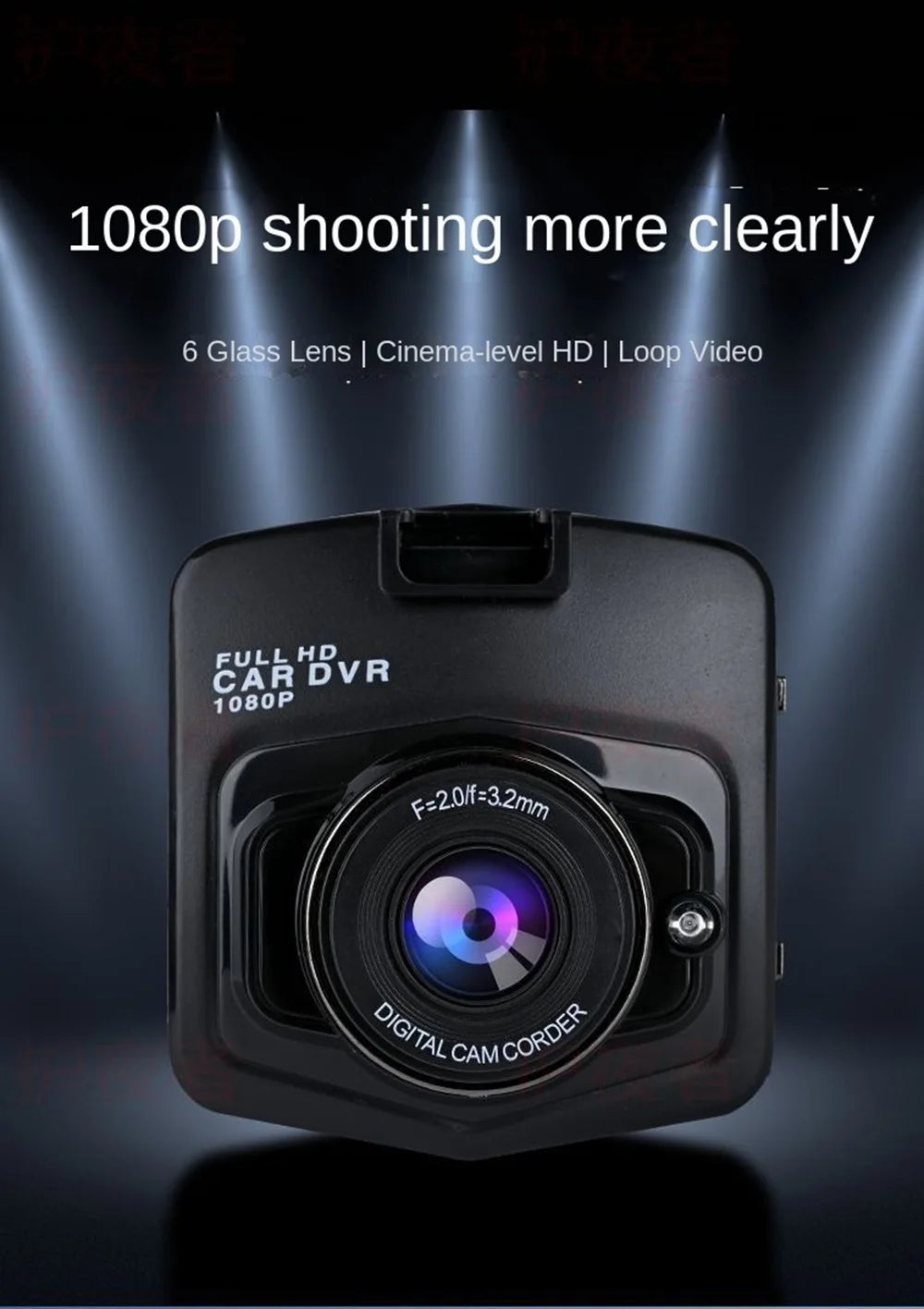 XUSHIDZ Q03 1080P NEW Dash Cam Night Vision Car DVR Vehicle Recorder Car Camera G-sensor HDR DVR Loop Recording Dashcam