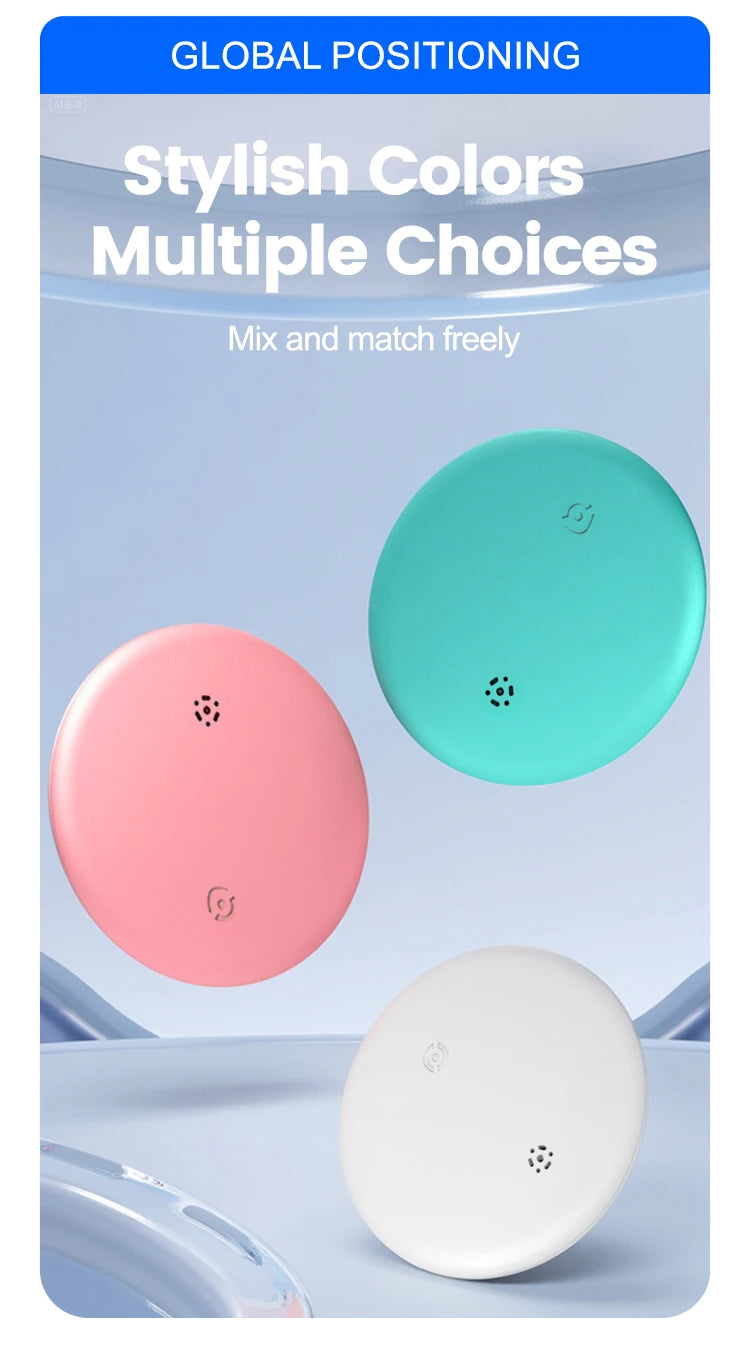 Smart Location Tag Works with Google Find Hub Android GPS Tracker With Cat Collar Item Finder Wallet Suitcase Pets Bag Luggage