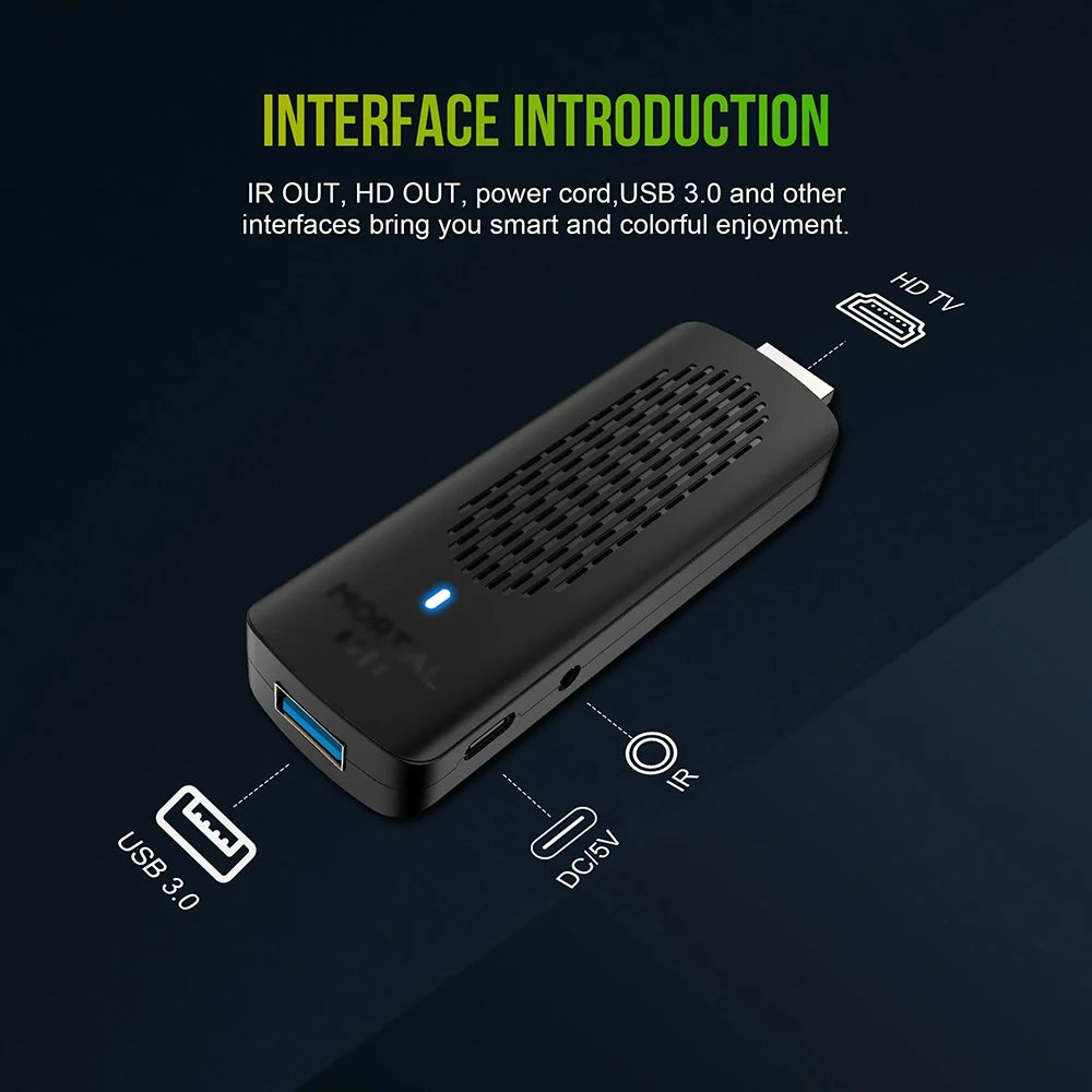 Android 16 4K/8K UHD Streaming TV Stick 8GB+128GB Storage WiFi6 Bluetooth Friendly UI Home Theater Player For Netflix YouTube