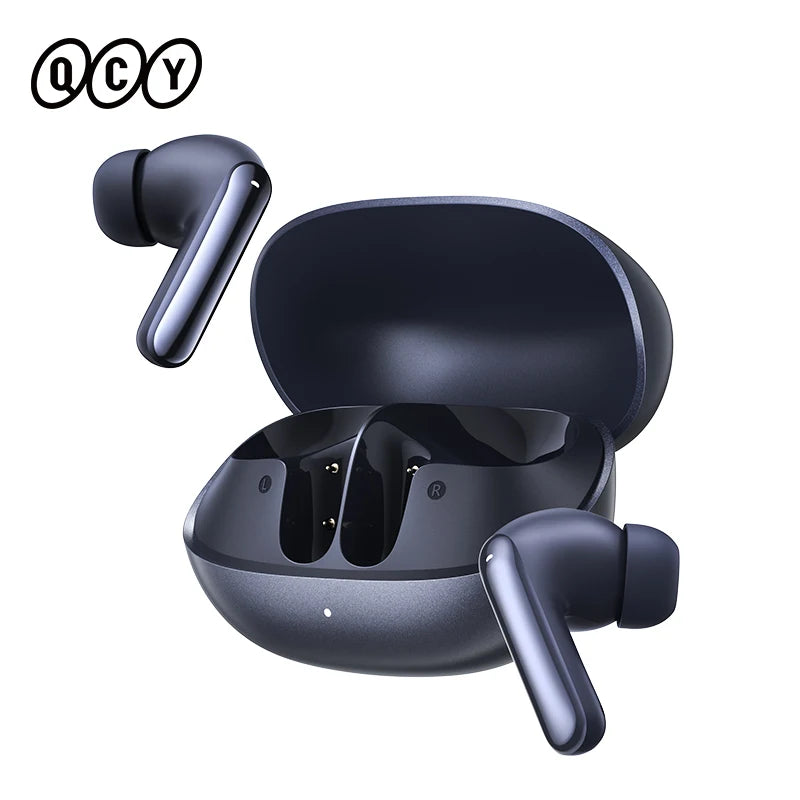 QCY MeloBuds N20 Adaptive Hybrid Noise Cancelling Earbud Wireless Bluetooth 6.0 Headphone 6 Mics Clear Call HT20 Earphone 40Hrs