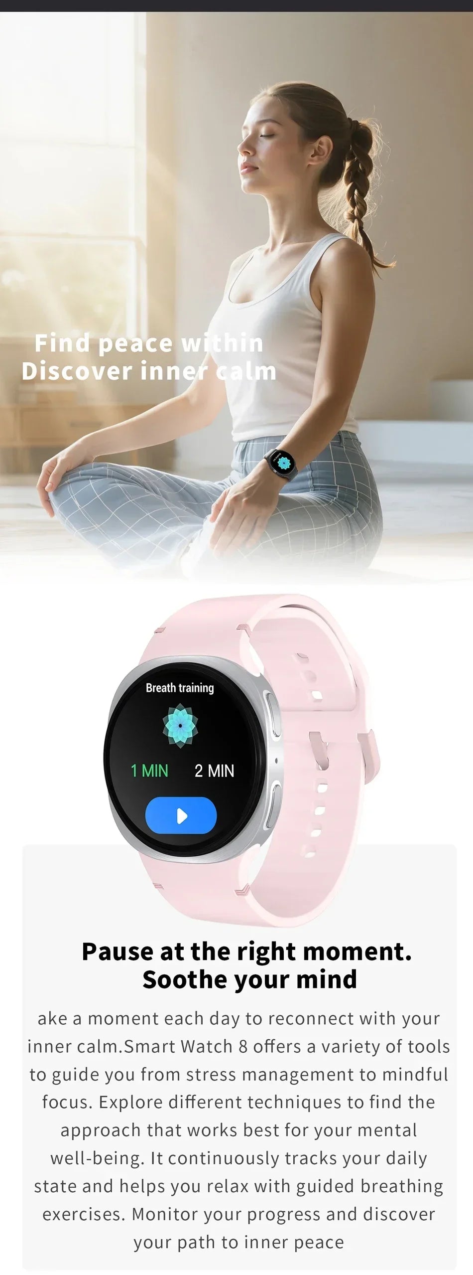 2026New GPS Tracking Smart Watch Women Health Monitoring Bluetooth Call NFC IP68 Waterproof Sports Mode Compass Smartwatch Men
