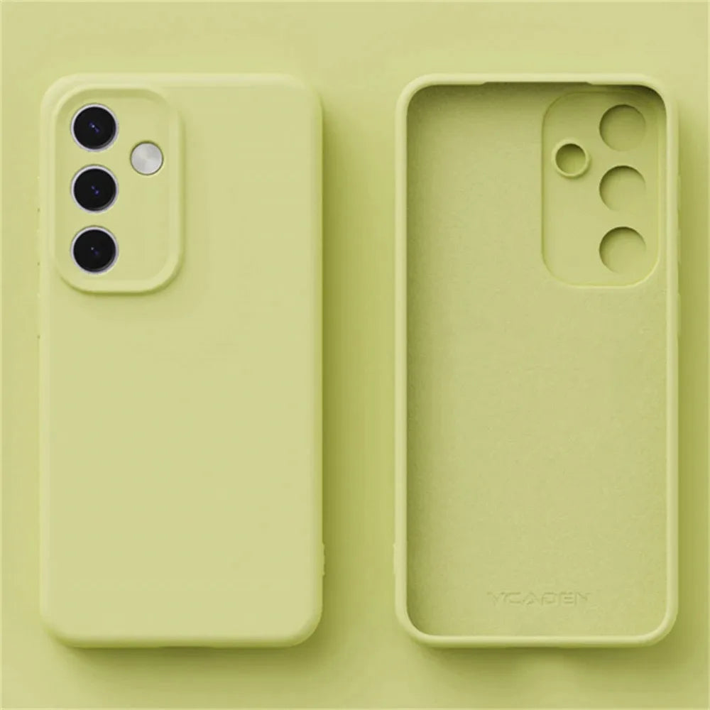 Liquid Silicone Phone Case for Samsung Galaxy S26 S25 S24 S23 S 26 Ultra Plus S26Ultra Cases Original Skin Smooth Protect Cover
