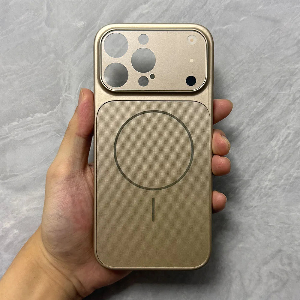 Luxury Case Transform Look To 17 18 Pro Max Cover For Iphone 16 Pro 15 14 13 Change To 17 Pro Magnetic Fundas For Magsafe