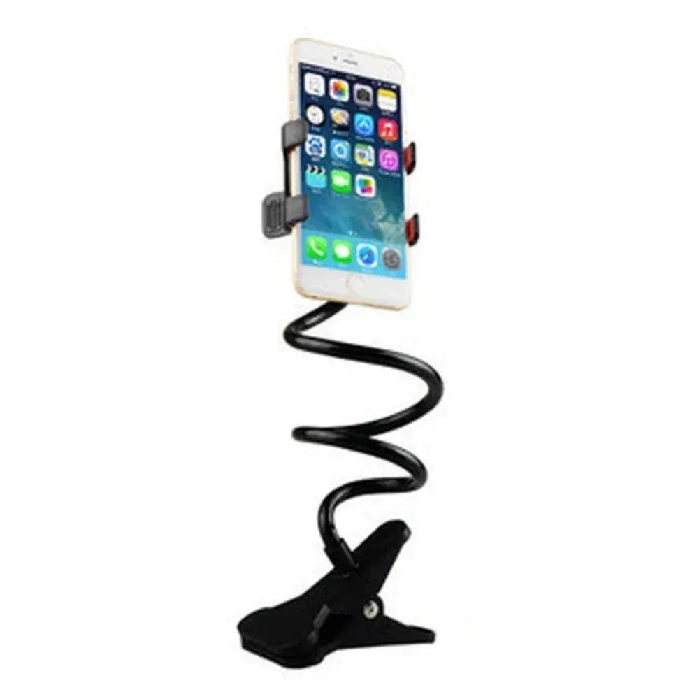 Portable Flexible Lazy Bed Desktop Bracket 360 Clip Mobile Phone Holder Stand Smartphones Desk Bed Mount Stand Base Support 70cm