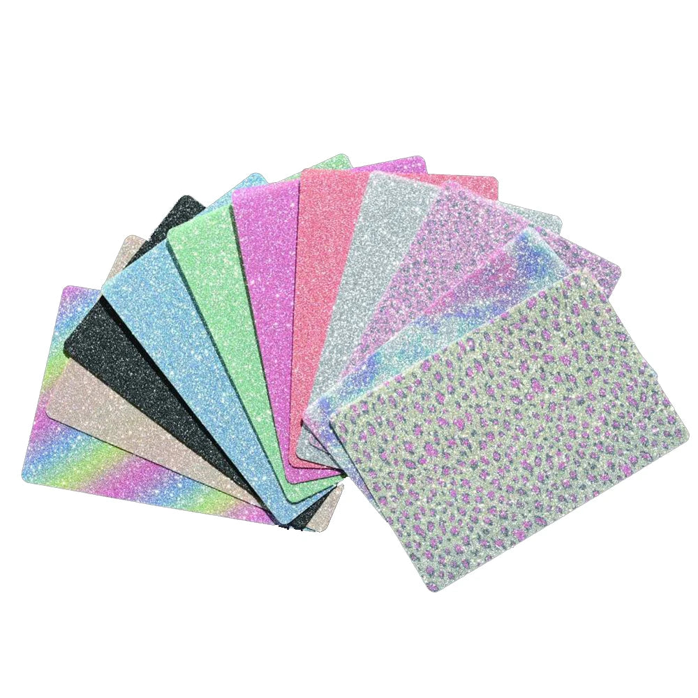FONLYU 50PCS Bling Glitter Back Skins For iPhone Universal Decorative Rear Stickers For Screen Protector Film Cutting Machine