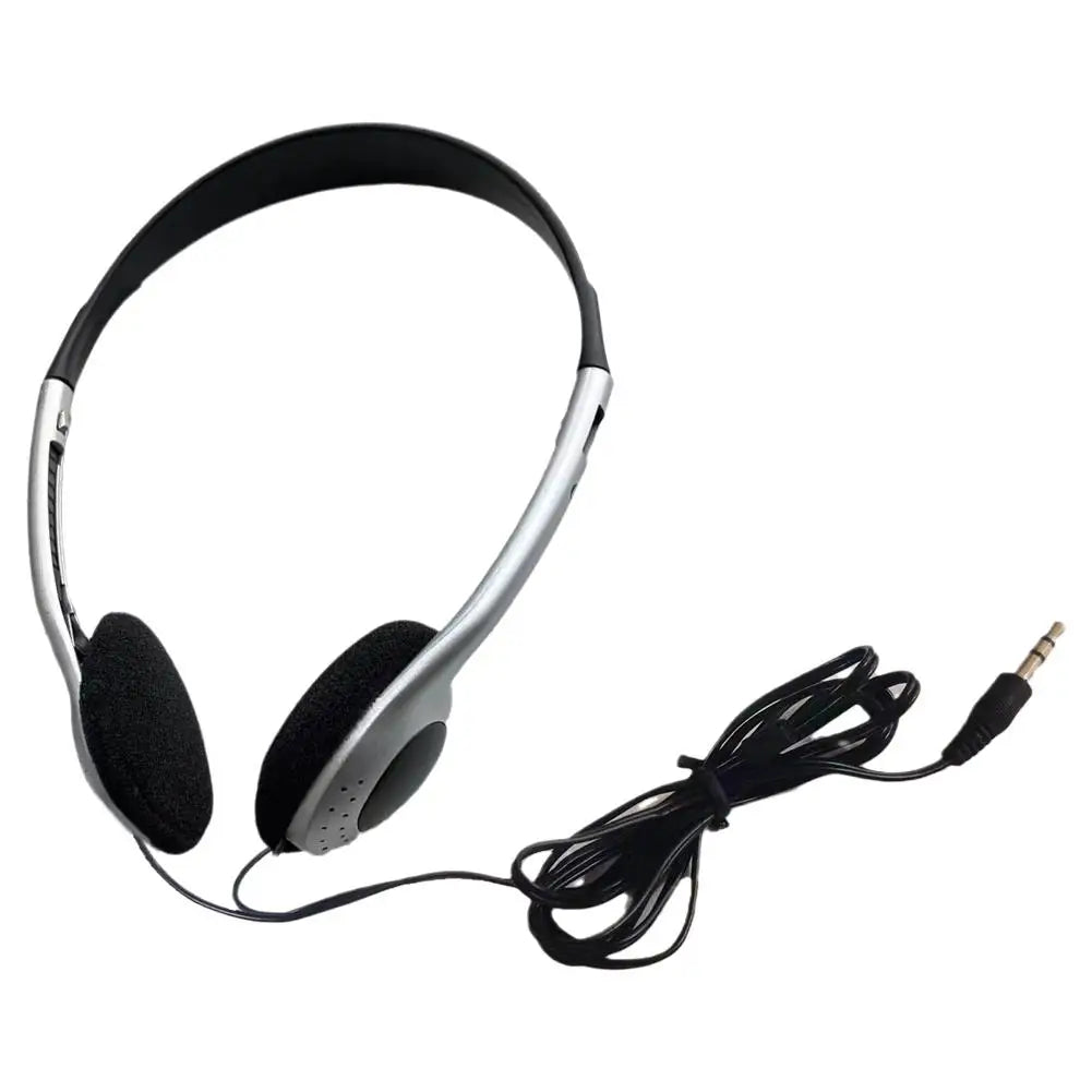 Y2K Personality Retro Headphones Millennium Style Over Ear Wired Headset Vintage Metal Band Photo Props Fashion Noise Isolation