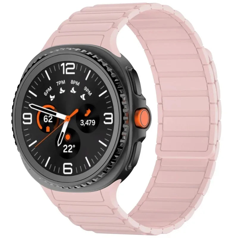 Silicone Strap For Samsung Galaxy Watch 8 40mm 44mm Magnetic Bracelet Accessories Wristband For Galaxy Watch 8 Classic 47mm Belt