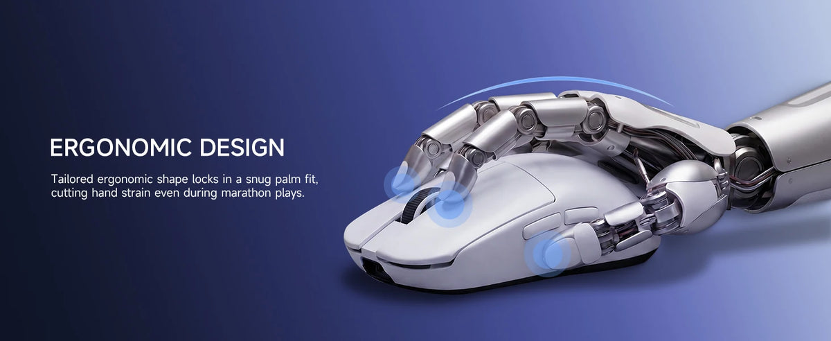 MCHOSE L7 Wireless Gaming Mouse L7 Ultra PAW3395 26K Sensor Dual 8K Polling 39g Ultra-Lightweight2.4GHz RF/BT/Wired Tri-Mode