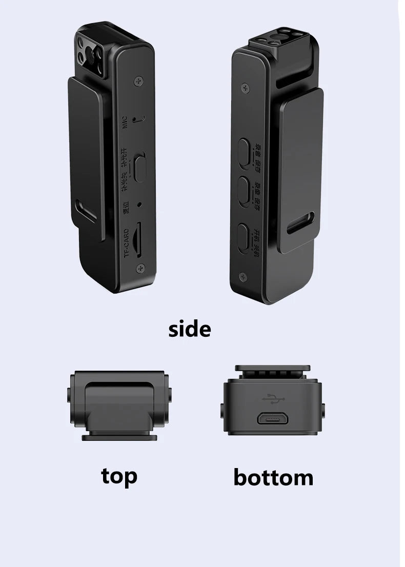  1080P Body Mini Camera Portable Infrared Night Vision Miniature Camcorder Small Digital Video Recorder Police BodyCam
