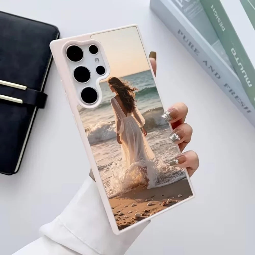 DIY Customized Pouple Photo Phone Case For Samsung Galaxy S26 S25 S24 S23 S22 Ultra Plus FE 5G Color Magsafe Protective Cover