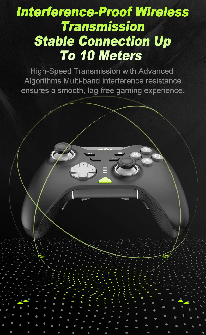 Pink Game Controller, Original PXN P5 Controller Supports Switch, iOS, Android, Computer PC, Built-in 2.4G Receiver