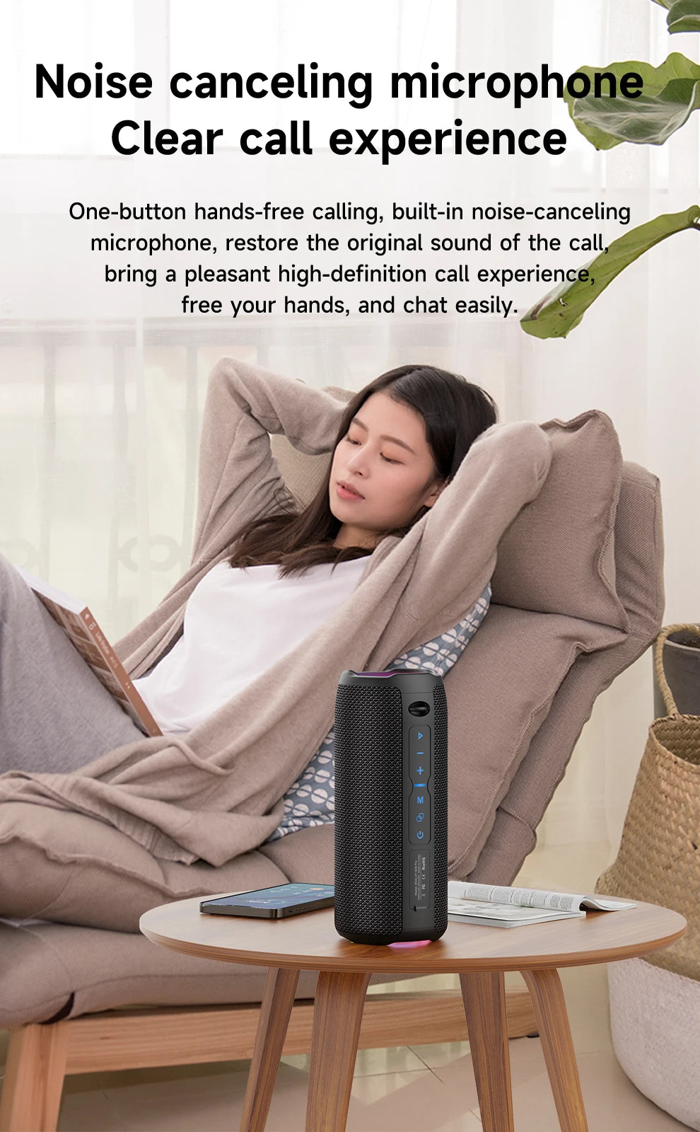 ZEALOT-S49PRO Portable Bluetooth Speaker 20W IPX6 Waterproof Powerful Sound Box Bass Boost Dual Pairing True Wireless Speaker