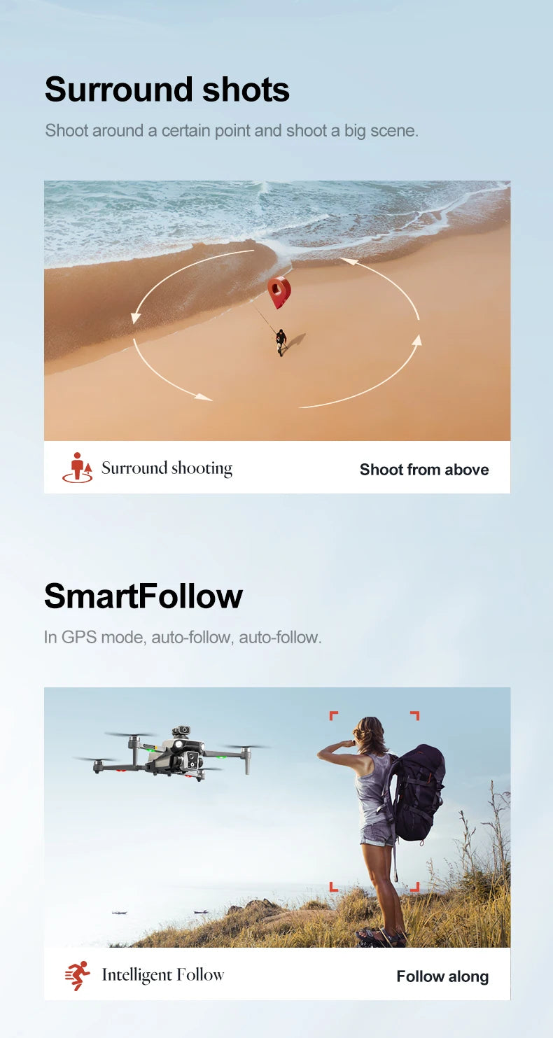 2025 K19 MAX GPS Drone Fishing Air Drop Automatic Turnaround 5G Screen Obstacle Avoidance Drone Professional Camera FPV Dron
