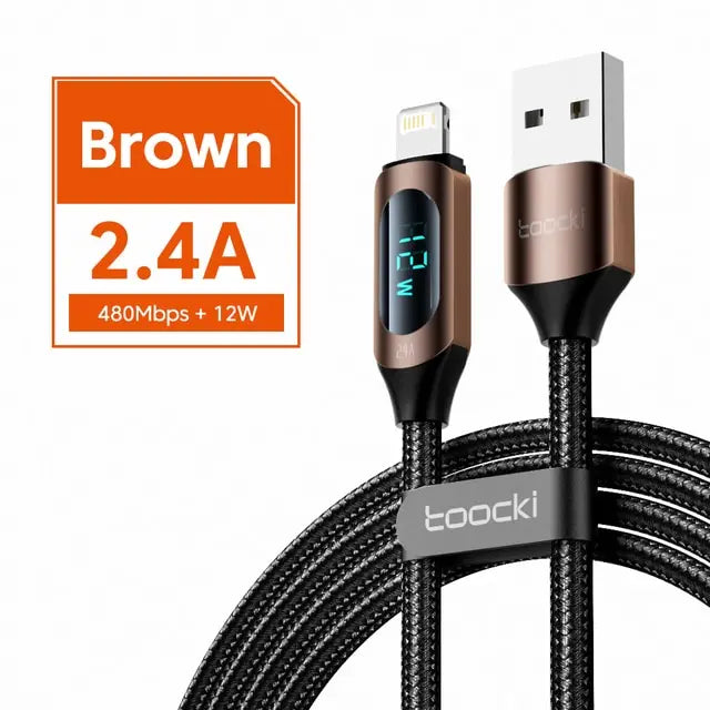 Toocki USB C Lighting Cable For iPhone 14 13 12 Pro Max X Xr 8 7 Plus PD 20W Fast Charger Lighting Data Wire Cord For iPad 1m