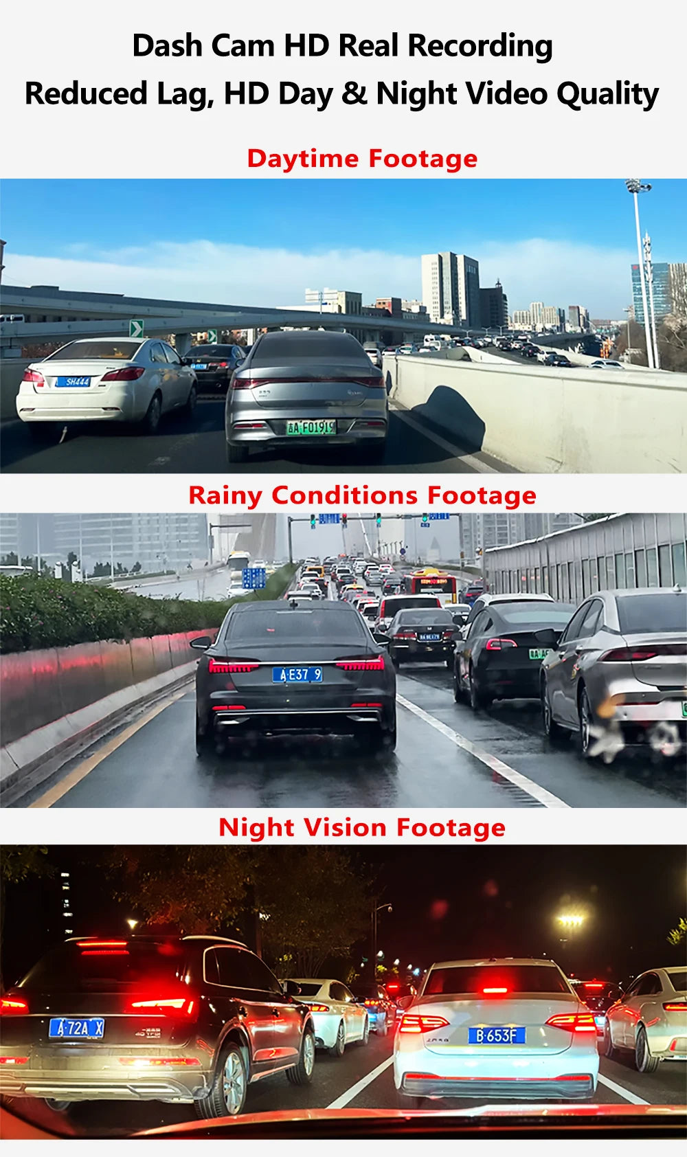 Dashcam for Car Black Box Driving Video Recorders 4K/2K WiFi Mini Front Camera Dash Cam 24H Parking Monitor Car Recording Camera