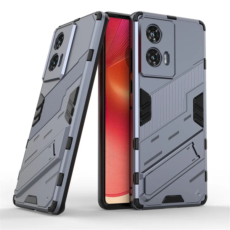 For Motorola Edge 50 Fusion 5G Case Magnetic Armor Shockproof Stand Phone Cases for Moto Edge50 Fusion Edge50Fusion Back Cover