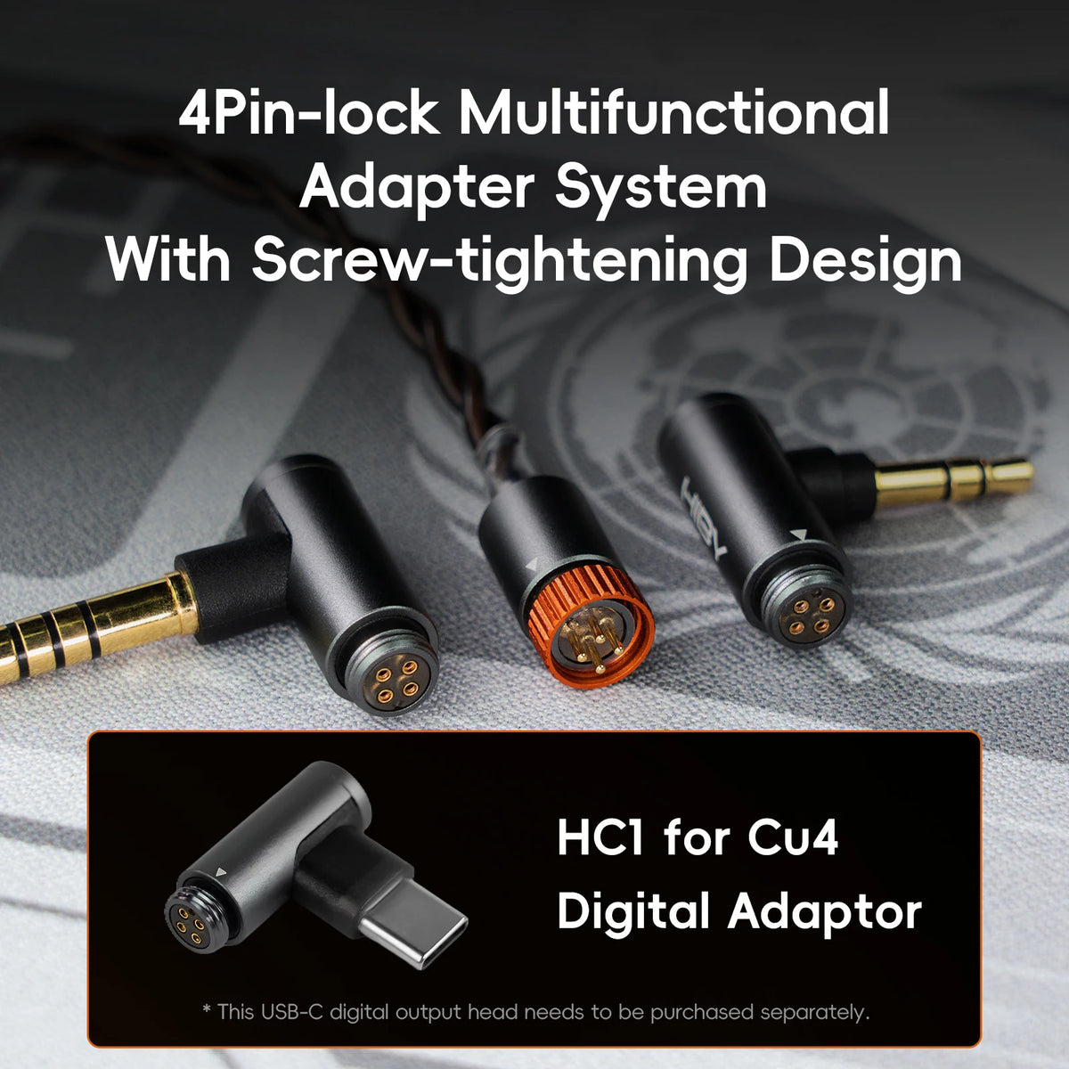 HiBy Yacht10 Dynamic Mg & Al Alloy Dome Polymer Diaphragm Dual Magnetic Core 1.2T Magnetic Force Coaxial Cable IEM Earphones