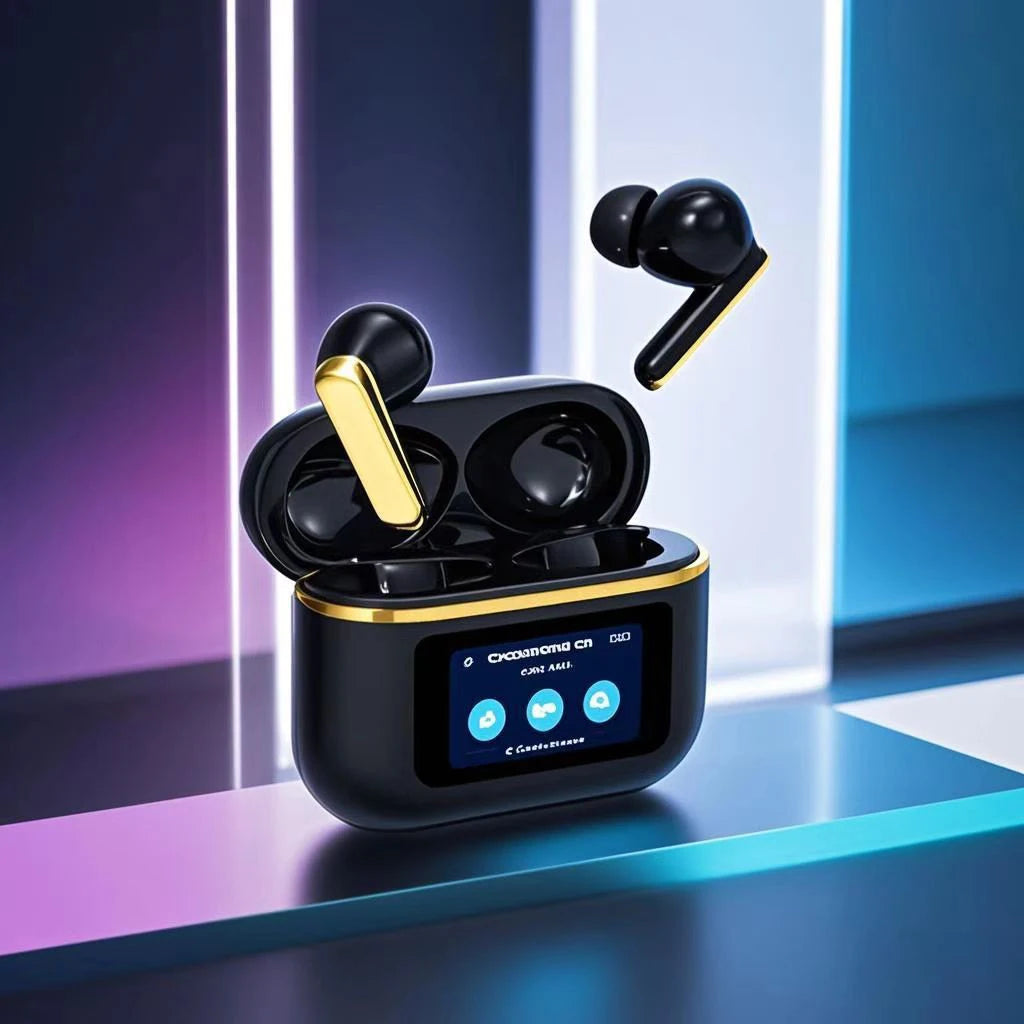 TWS True Wireless Stereo Headset Touch Contro With Charging Case Wireless Earphones In-ear Smart Earbuds With Microphone