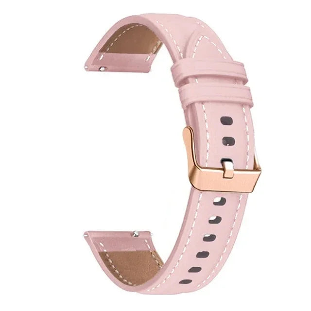 Watch Band For HUAWEI WATCH GT5 GT4 41mm PU Leather Bracelet 18mm Strap For Garmin VENU 4 /3S 2S/Forerunner 255S 265S Watchbands