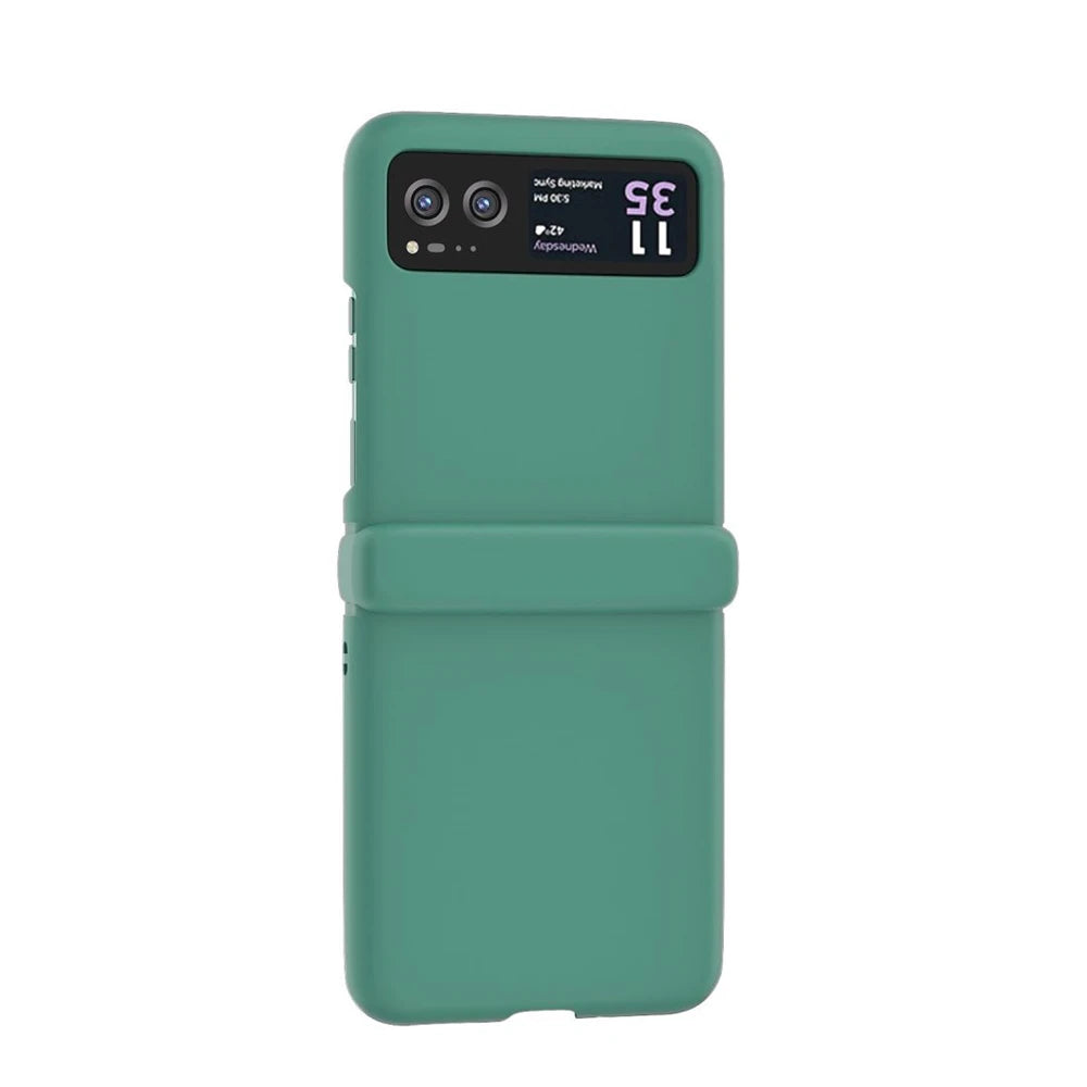 Candy Color Hinge Protective Phone Case For Motorola Razr 70 60 50 40 Ultra Skin Feel Shockproof Cover PC Bumper Shell Funda