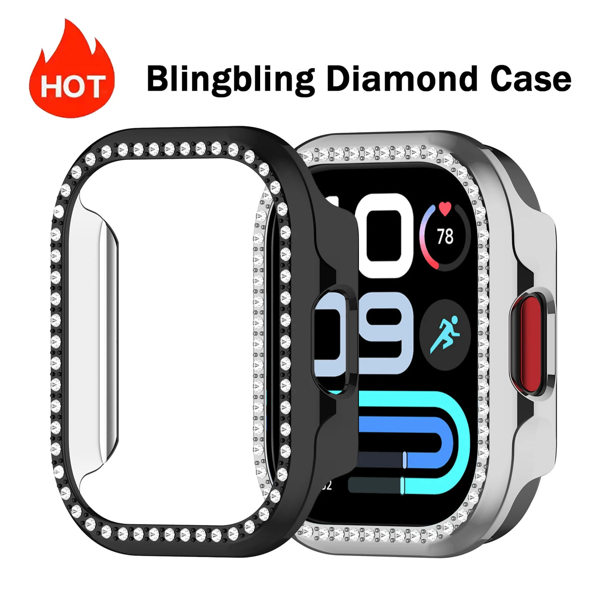 Case For Redmi Watch 5 6 Active 6 Lite smartwatch Hollow Diamond PC Bumper Frame shell Cover Redmi Watch 6 active accessories