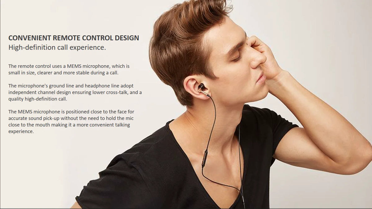 1MORE Triple Driver E1001 In-Ear Wired Earphones Hi-Res Audio 3.5mm Headphones with High Resolution Bass Driven Sound