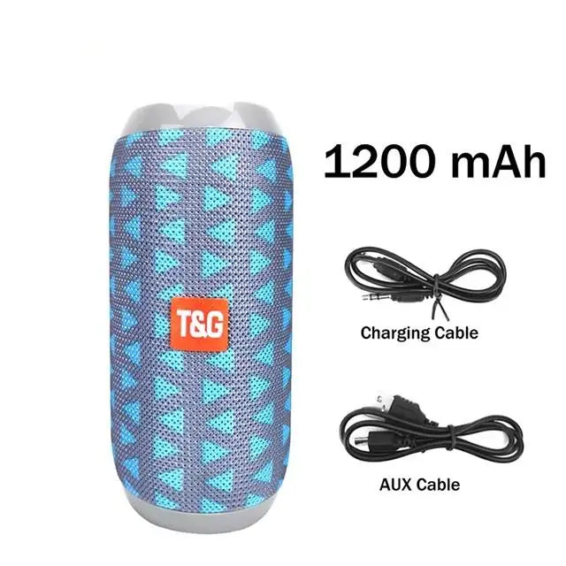Portable Bluetooth Speaker Wireless , Ipx4 Waterproof Bluetooth 5.0 TWS MP3 Player Paring Aux & Tf-Card Input for Home Outdoor