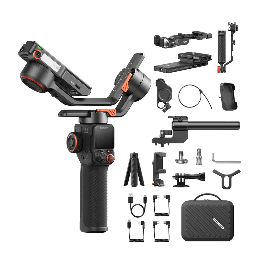 Hohem iSteady MT3 Pro AI Camera Gimbal Stabilizer 2.5KG Payload with CCT RGB Fill Light Touch Screen for DSLM/Phone/Action Cam