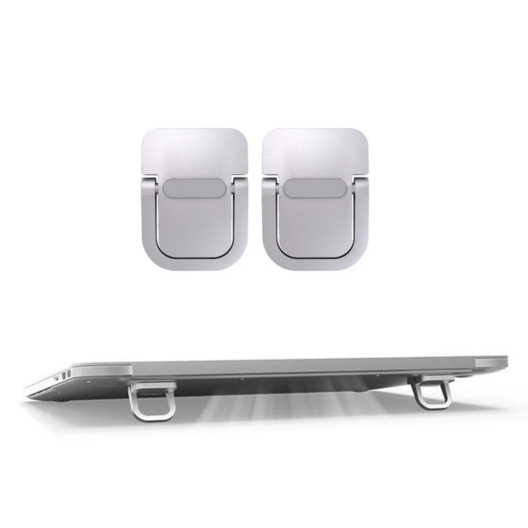 Adjustable Folding Laptop Stand Mini Legs Ultra-thin Portable Support Cooling Holder Invisible Bracket For Macbook Lenovo Laptop