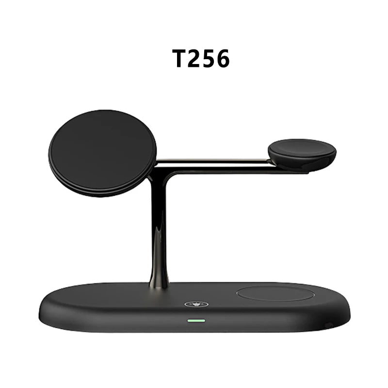 3 in 1 Wireless Charger Stand For iPhone 12/13/14/15/16/17 Fast Charging Station for Apple Watch 10 9 8 7 6 5 4 Airpods 2 3 Pro