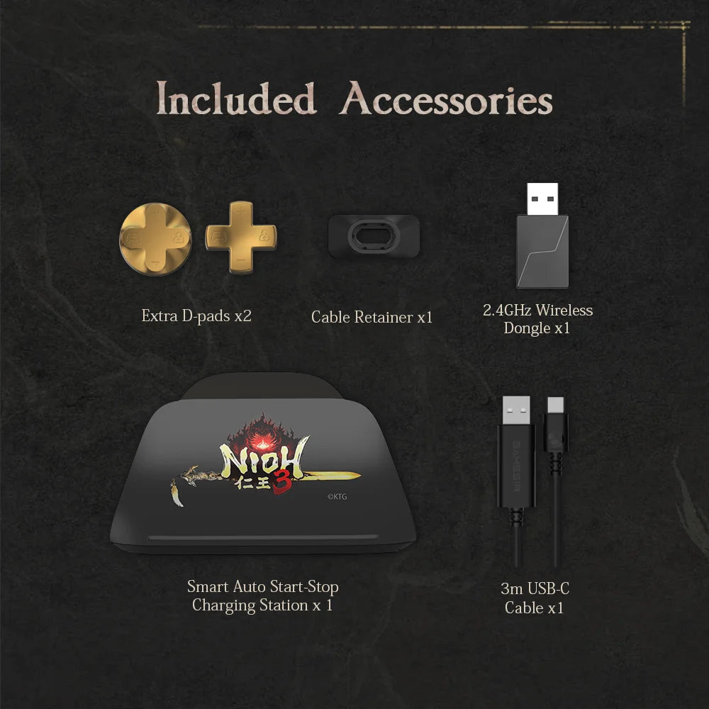 GameSir G7 Pro 8K Nioh 3 Edition Wireless PC Gaming Controller for Nintendo Switch 2, Android, iOS, PC, Steam Controller