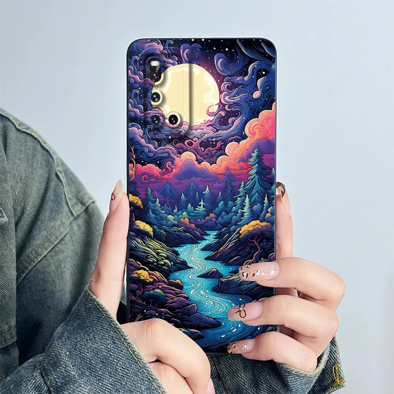 For Vivo V19 Phone Case vivoV19 Back Cover Soft Silicone Sweet Painted Cartoon Shell Capa Lovely Printed Protective Coque Cases