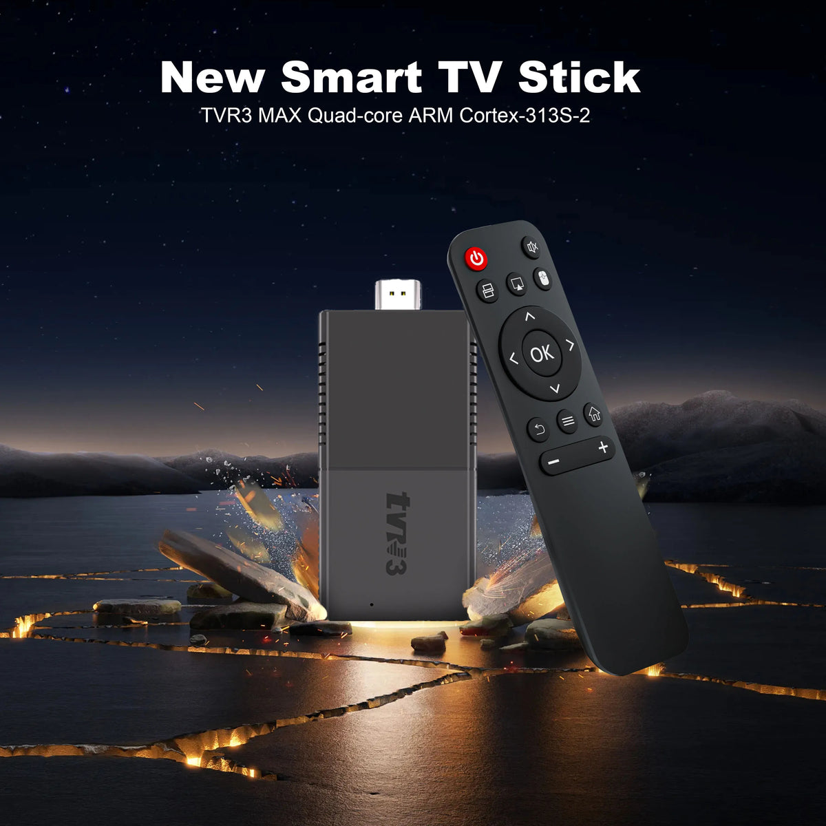 TV Stick TVR3 Max 8+128 Android 14 Smart 4K Video Decode Player Supports Netflix & YouTube Home Entertainment Android TV Box