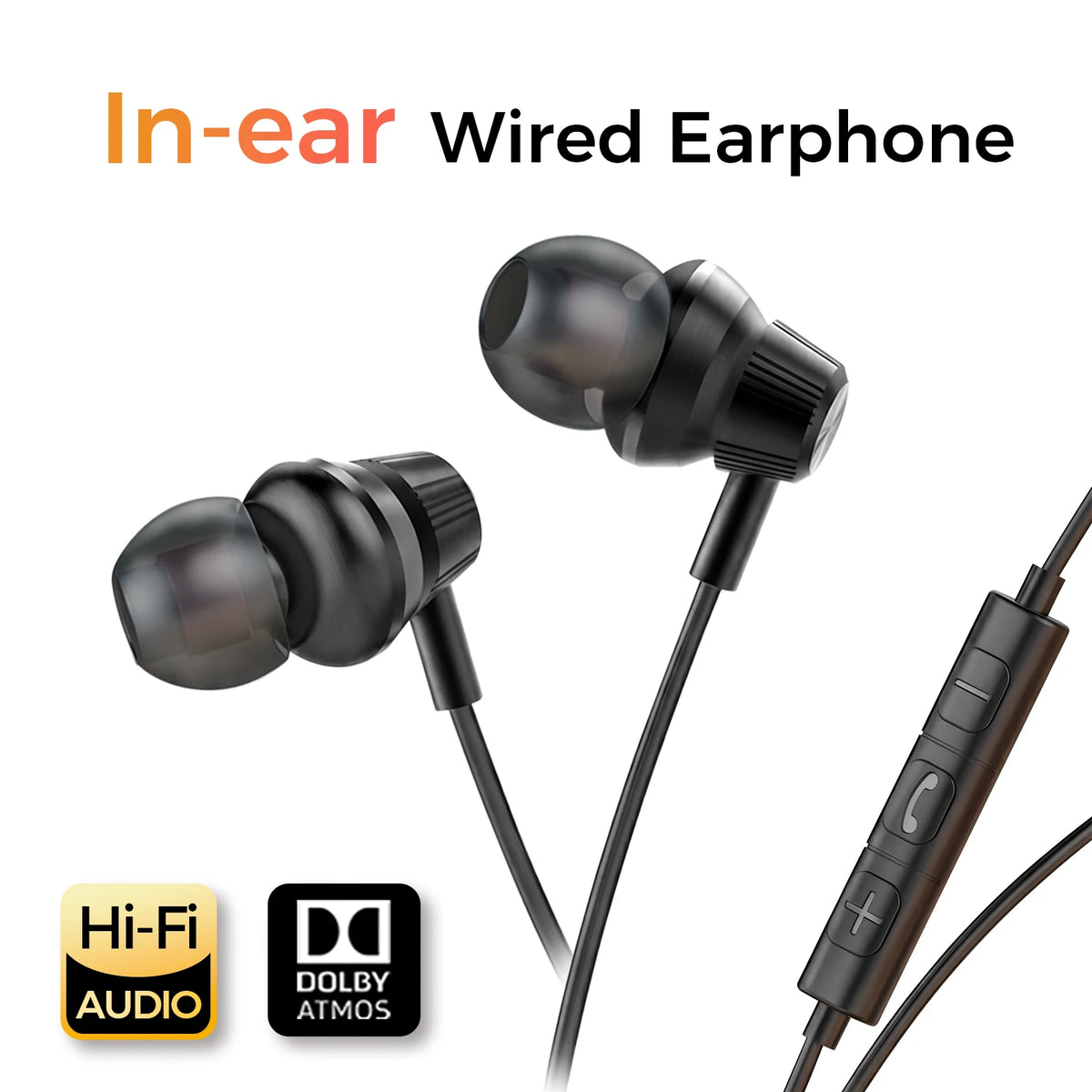USB Type C Wired Earphones HiFi Stereo Surround 3.5mm in Ear Wired Headphones For Samsung Galaxy S26 S25 S24 Ultra Wired Earbuds